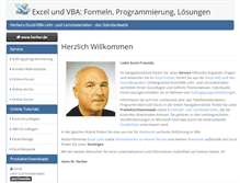 Tablet Screenshot of herber.de